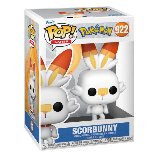 Funko Pop! Games 922 | Pokémon | Scorbunny (EMEA)