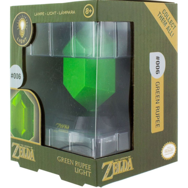 Nintendo | Lampada |The Legend Of Zelda | Lampada Green Rupee 3D