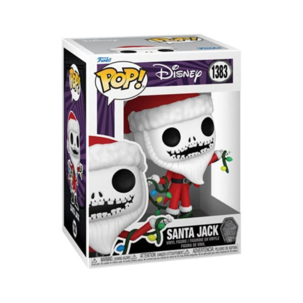 Funko Pop Disney 1383 | The Nightmare before Christmas 30th | Santa Jack 9 cm