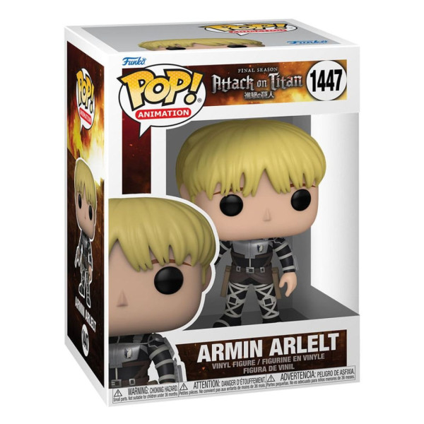 Funko Pop | Animation 1447 | L'Attacco dei Giganti | Armin Arlert 9cm