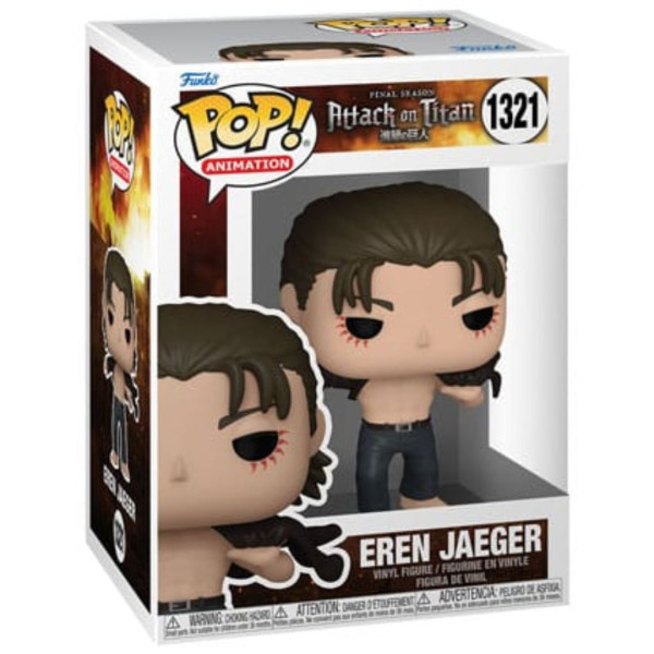 Funko Pop | Animation 1321 | L'Attacco dei Giganti | Eren Jeager 9cm