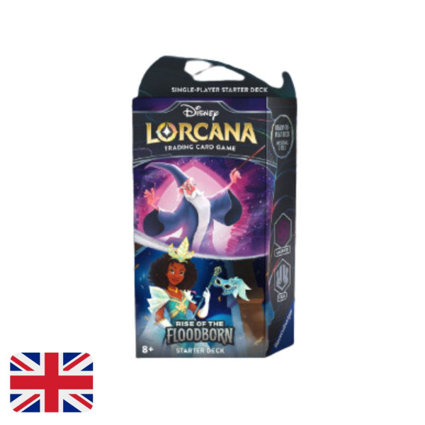 Lorcana | Rise of the Floodborn | Starter Deck | Merlino/Tiana Eng