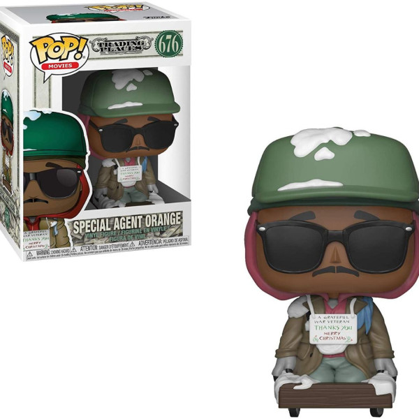 Movies | Trading Places | Funko POP Vinyl Figure | 676 Special Agent Orange 9Cm