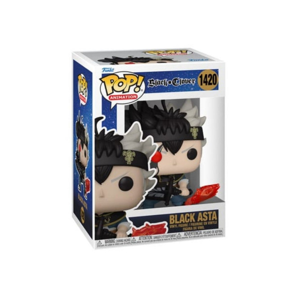 Funko Pop | Animation 1420 | Black Clover | Black Asta 9Cm