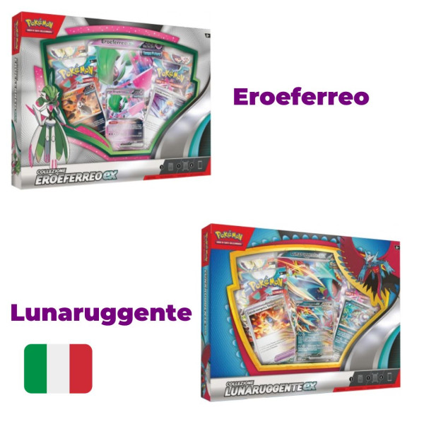 Pokémon | Scarlatto & Violetto: Paradosso Temporale | Collezione Lunaruggente-Ex/Eroeferreo-Ex Ita