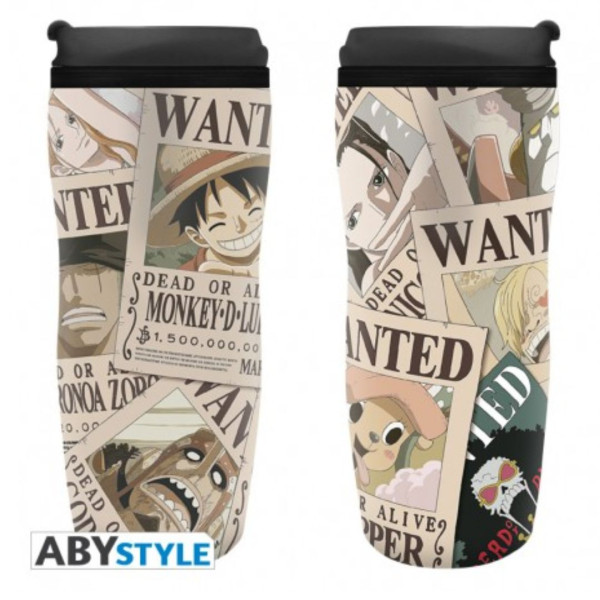 Abystyle | One Piece | Tazza da Viaggio | Wanted